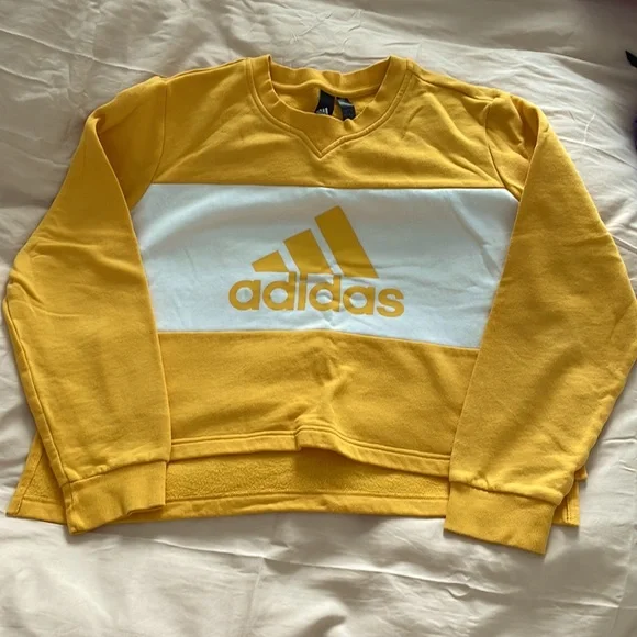 adidas Tops Adidas Cropped Sweatshirt Poshmark